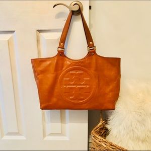 Tory Burch Leather Bombe Tote